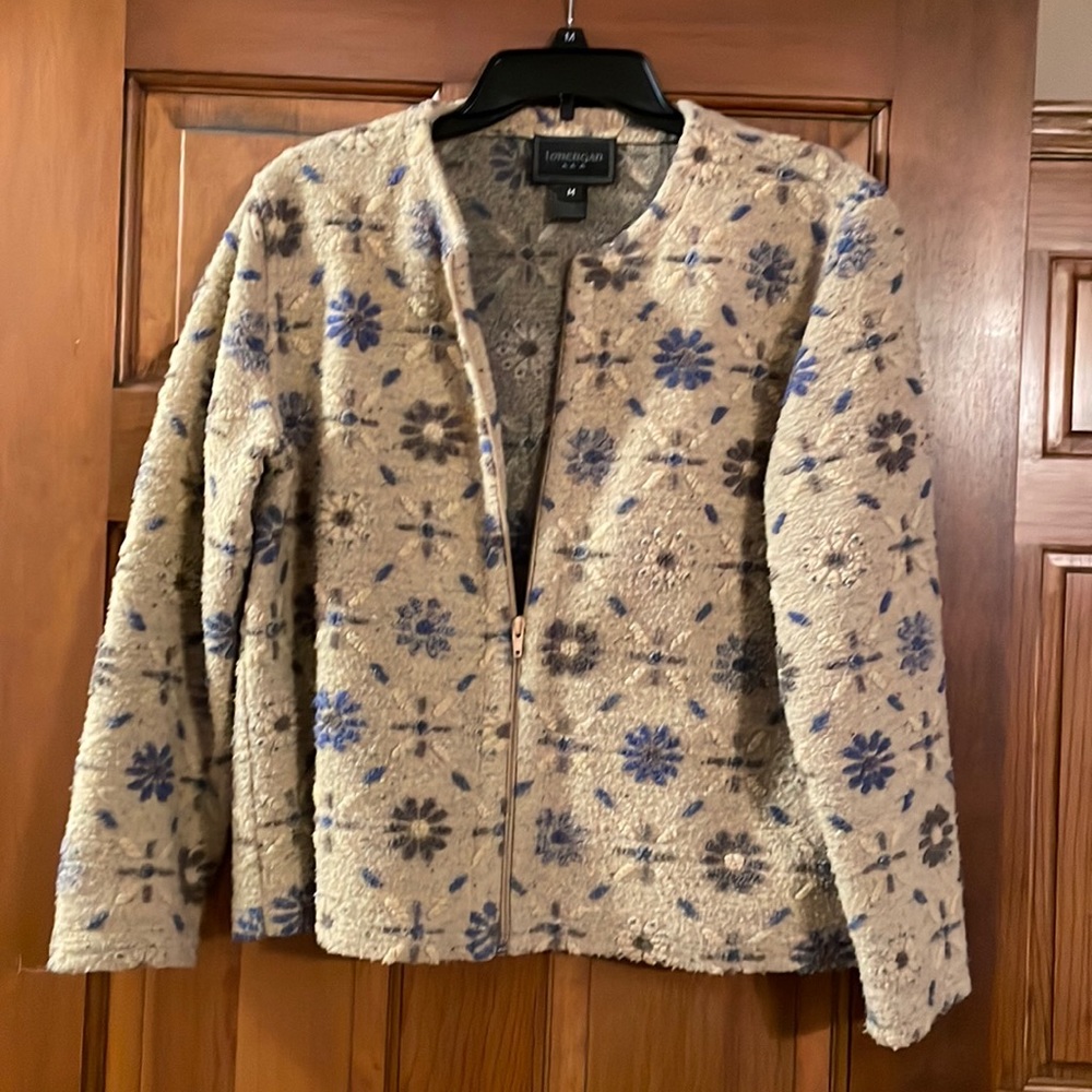Front zip cardigan